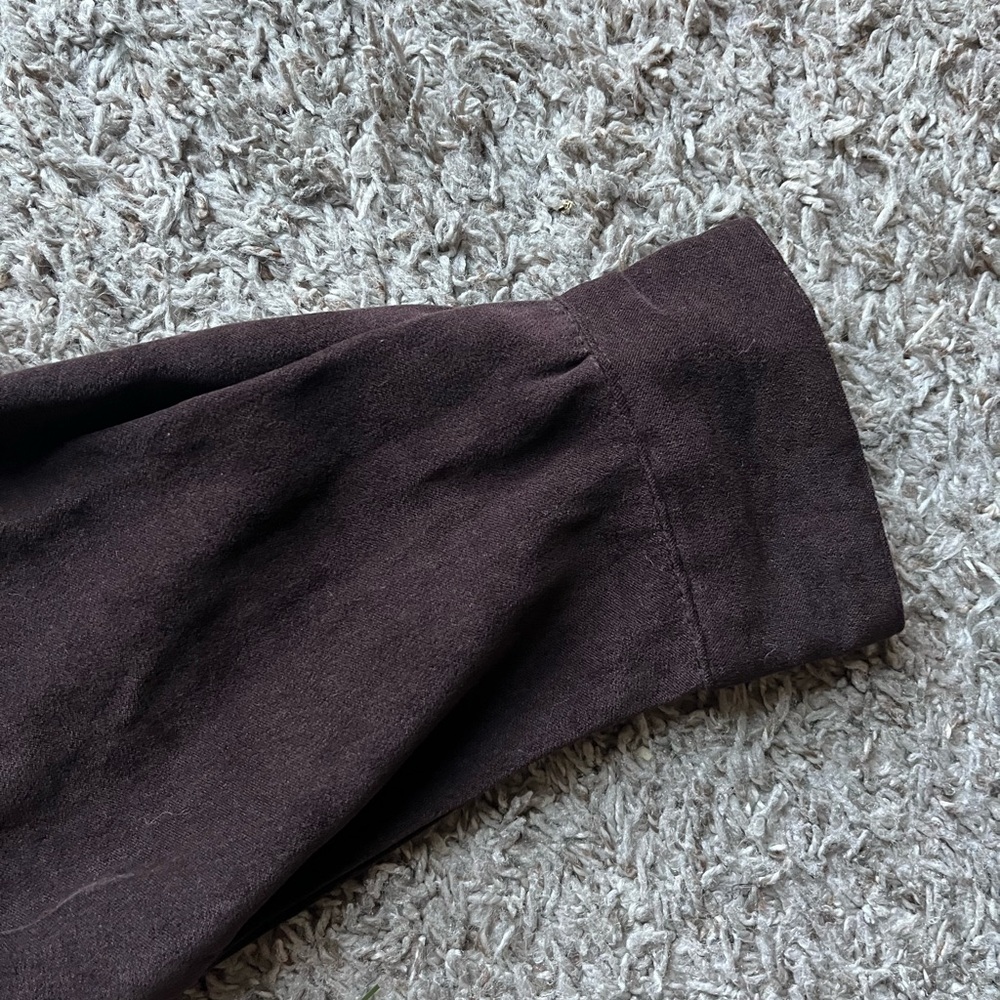 Size M Analogy Brown Western Vintage Top - Picture 5 of 6